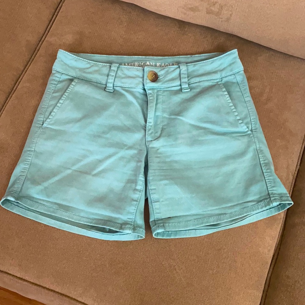 American Eagle outfitters teal shorts